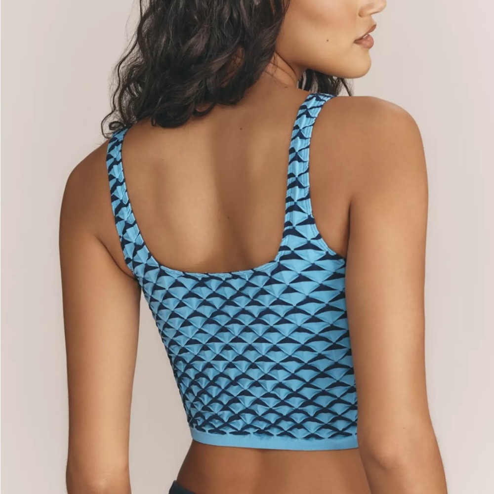 Anthropologie The Hannah Seamless Textured Tank Top - Picture 3 of 10